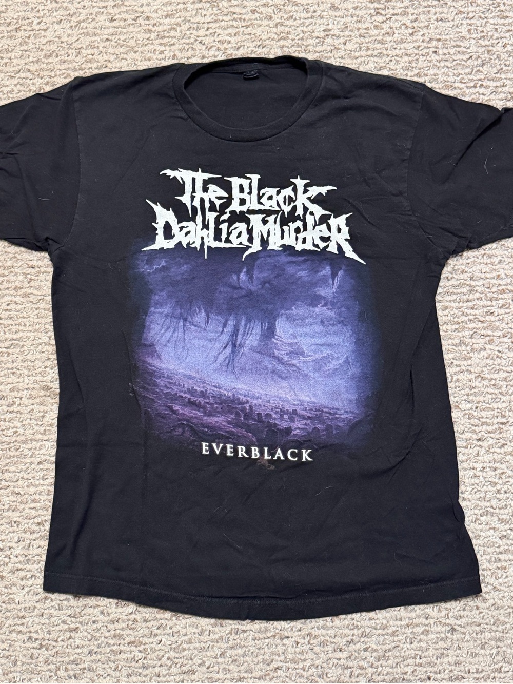 The Black Dahlia Murder "Everblack" Graphic Band Tee - Black & Purple